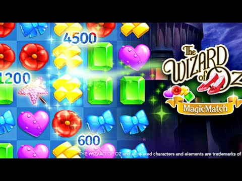 The Wizard of Oz Magic Match 3 Puzzles & Games (Gameplay Android)