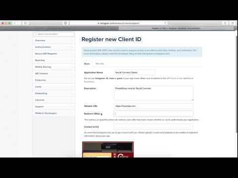 How to create Instagram App