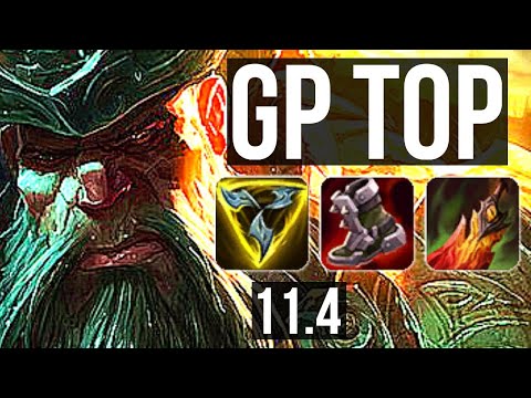 GANGPLANK vs SINGED (TOP) | 83% winrate, 3/1/4 | KR Diamond | v11.4