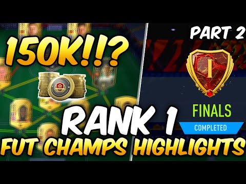 RANK 1 FUT CHAMPIONS HIGHLIGHTS WITH 150K TEAM!! - #FIFA22 ULTIMATE TEAM PART 2
