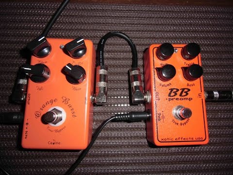 XOTIC BB Preamp & Caline CP-18 Orange Burst test