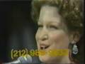 BETTE MIDLER - Hello in there (UJA Theleton 1973) - BerlinDirk2 BETTE MIDLER - Hello in there (UJA Theleton 1973)