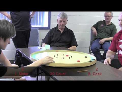Crokinole 2012 St. Jacob's Final 1/2 - Slater vs Cook