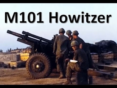 M101 Howitzer (105 mm) in Vietnam