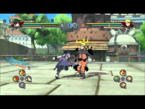 Combo 75% Damage Sasuke Uchiha