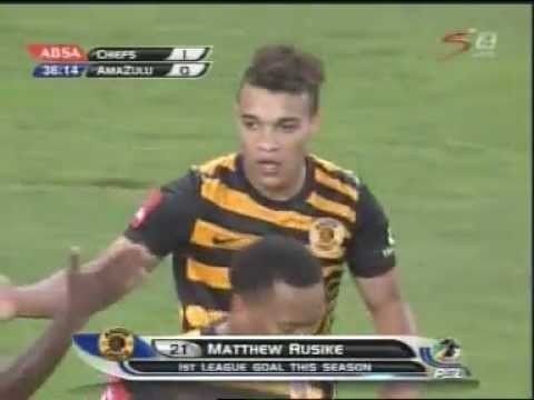 Matt Rusike Goal for Kaizer Chiefs 17 Dec 2012 .mpg