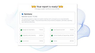 GetWebsite.Report - AI-Powered Website Audit Tool: Enhance UX & Boost Conversion