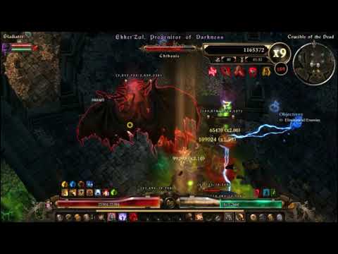 Grim Dawn Physical Forcewave Warlord 150-170