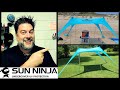 🌞🥷 Sun Ninja pop up beach tent tested! Sun shelter [525] ⛱️ ⛺️
