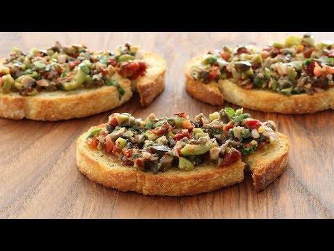 Olive Tapenade Italian Appetizer Recipe