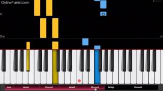 Billy Gilman - Because of Me - EASY Piano Tutorial - How to play Because of Me