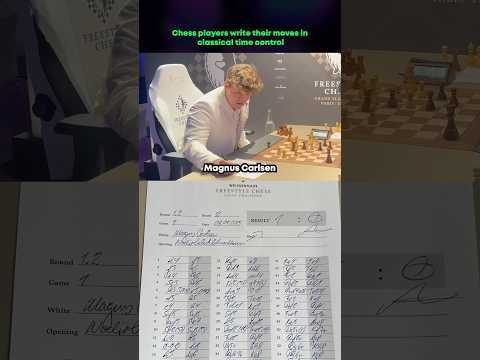 Chess Players WRITE THEIR MOVES and Look at Their Handwriting 😳