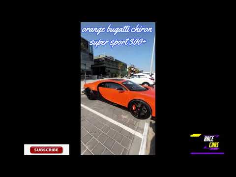 orange bugatti chiron super sport 300+