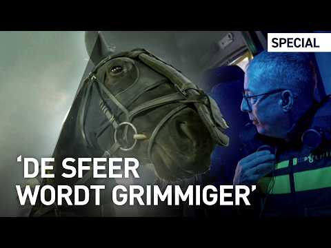 Op pad met politiepaarden tijdens Ajax - Olympiakos