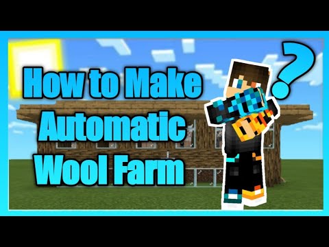 How to make automatic wool farm(My Own Design) No observer needed | Minecraft Wool farm