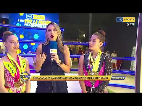 🚨Destacadas en la gimnasia rítmica presente en nuestro stand.