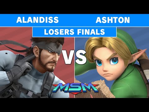 MSM Online 29 - Ashton (Young Link) Vs. AlanDiss (Snake) Losers Finals - Smash Ultimate