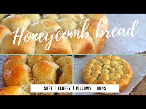Fluffy Honeycomb Bread with Surprise Filling