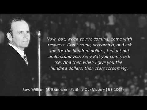 W. M. Branham - Faith Is Our Victory (quote)