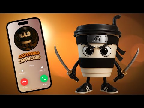📞 Capuchino Asesino te Llama ☕😱 ¿Dónde está Ballerina Cappuchina? Meme Viral Italian Brainrot 2025