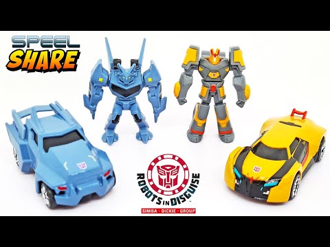 Transformers RID Robots in Disguise - Autobot Drift and Steeljaw 2-Pack Car & Robot - Dickie Toys