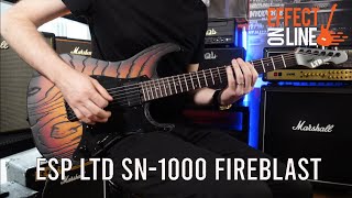Video thumbnail for ESP LTD SN1000HT Fireblast - Quick Test by Effect On Line