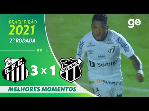 Vídeo / Santos 3 x 1 Ceará - Brasileirão 2021!