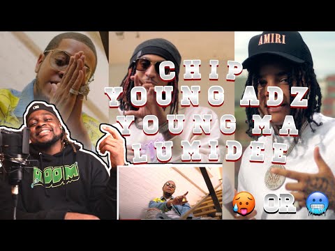 American Reacts To UK Rappers | Chip feat. Young Adz & Young MA - Lumidee | GRM Daily Reaction