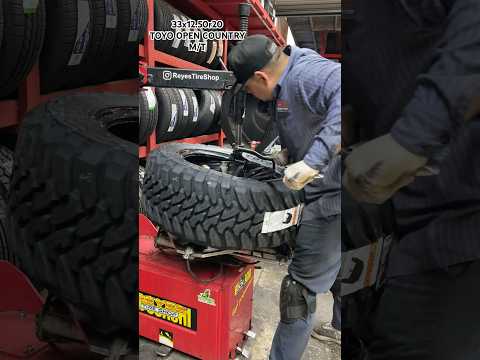 Instalando una 33x12.50r20 Toyo open country M/T #reyestireshop