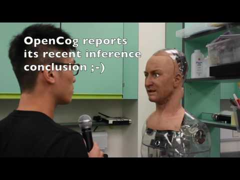 Simple OpenCog inference via Hanson robot (running Hanson AI stack)