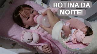 UMA NOITE COM A LUIZA MINHA PRIMEIRA BEBÊ REBORN! 🩷🍼