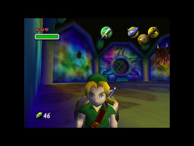 Beating Majora with no items or masks [no damage]