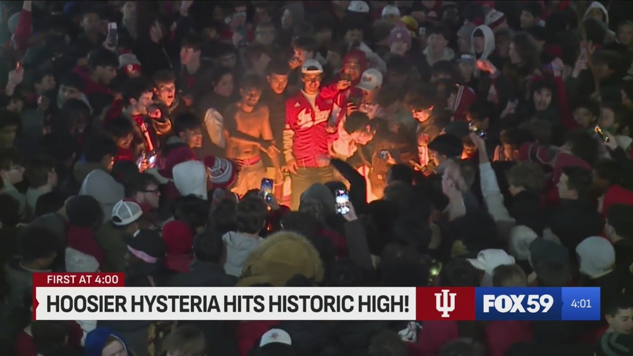 Indiana students react to Hoosiers national championship win