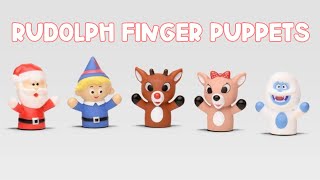 Rudolph Finger Puppets (Toy Review)
