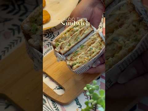 मकन टिक्की सैंडविच