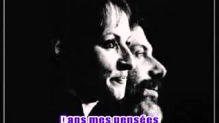 Karaoké Moustaki La dame brune avec voix Barbara