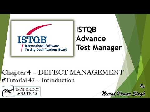 ISTQB Test Manager Introduction