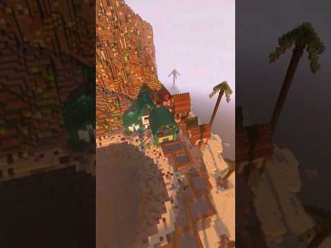 EPIC Mega Island Build! Kingdom on Fire! 🔥 | Minecraft Shorts
