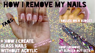 How I remove my XXXL nails | how I create my glass nails | FAQ about my glass nails | vanity Val