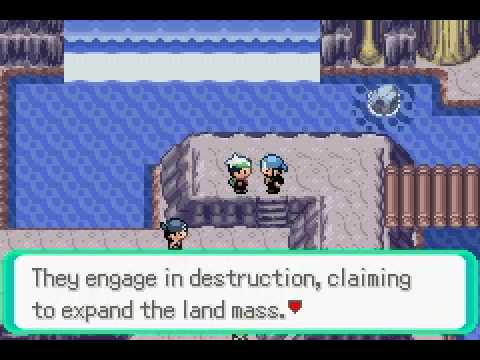 Pokemon Emerald 386 The Epic Meeting Aqua and Magma