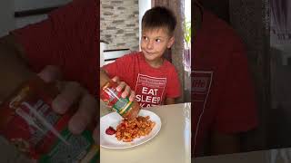 One can of ketchup for all family