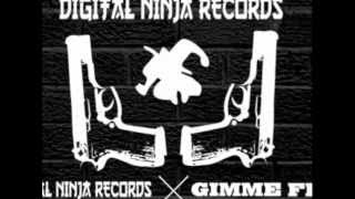 DIGITAL NINJA RECORDS collaboration ZIP HOOD GIMME FIVE