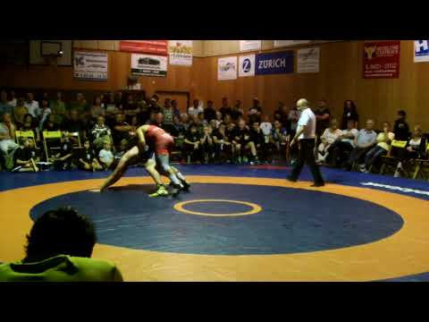 14.09.2019 SC Großostheim vs RWG - 80kg Freistil: Simon Pilzweger vs Sebastian Krist