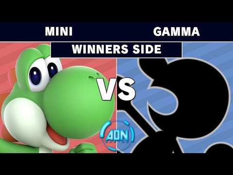 AON Ultimate #044 - Mini (Yoshi) Vs Gamma (Mr. Game And Watch) Winners Round 2- Smash Ultimate