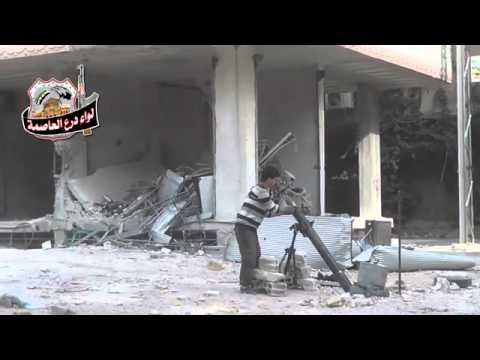 استهداف  قوات النظام من قبل لواء درع العاصمة في برزة في محافظة دمشق