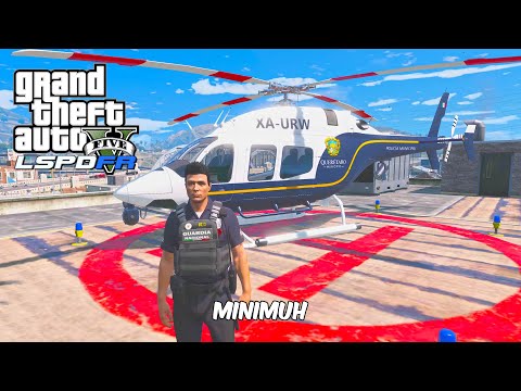 🚔 LSPDFR #879 | VIGILANCIA AEREA - HELICOPTERO DE QUERÉTARO | MINIMUH