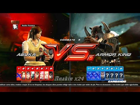 12_5 team battle challenge Batalla por Equipos Tekken 6 (Anakin x24) #tekken #girl #shorts ryona