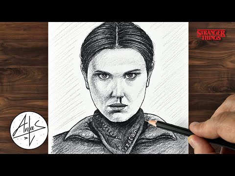 How To Draw ELEVEN From Stranger Things | Drawing Tutorial step by step