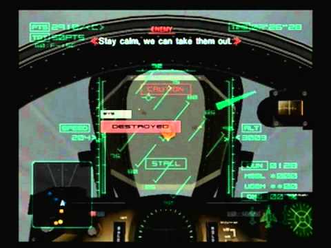 Ace Combat 04 | Mission 9 | Operation Bunker Shot | F-4 Phantom | Ace Difficulty