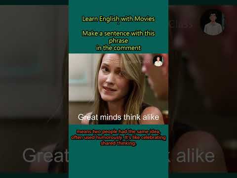 0168. Great Minds Think Alike #spokenenglish #english #learnenglish #englishspeaking